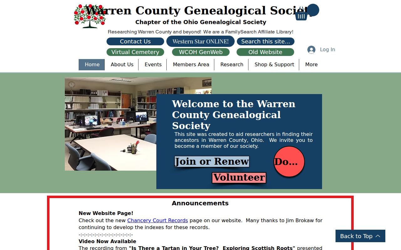 Hamilton Township city directory research at the Warren County Genealogical Society Resource Library